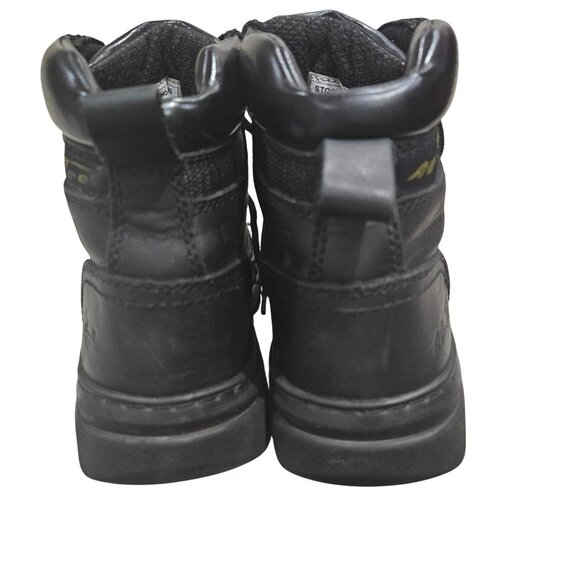 AdTec Black Leather Womens Steel Toe Work Boots Size 9 - Picture 3 of 7